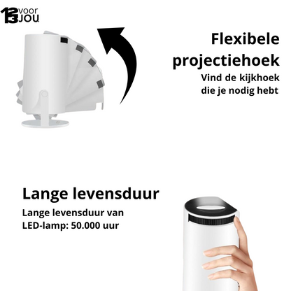 ProBeam™ Projector | Draadloos, HDMI, Bluetooth | 4K Ondersteuning | Ingebouwd Android 11