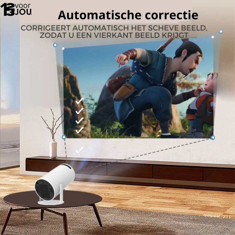 ProBeam™ Projector | Draadloos, HDMI, Bluetooth | 4K Ondersteuning | Ingebouwd Android 11