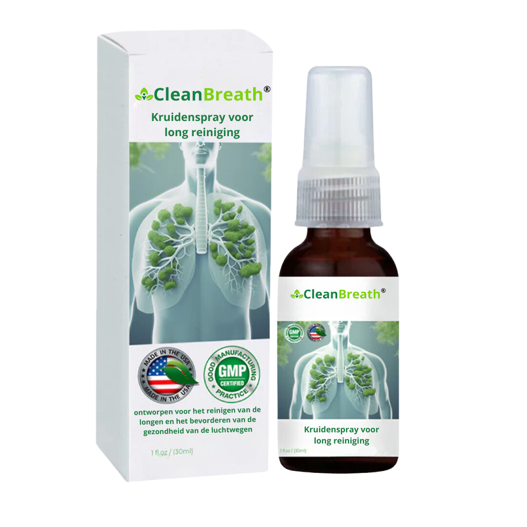 CleanBreath Spray | Binnen 4 dagen schone longen