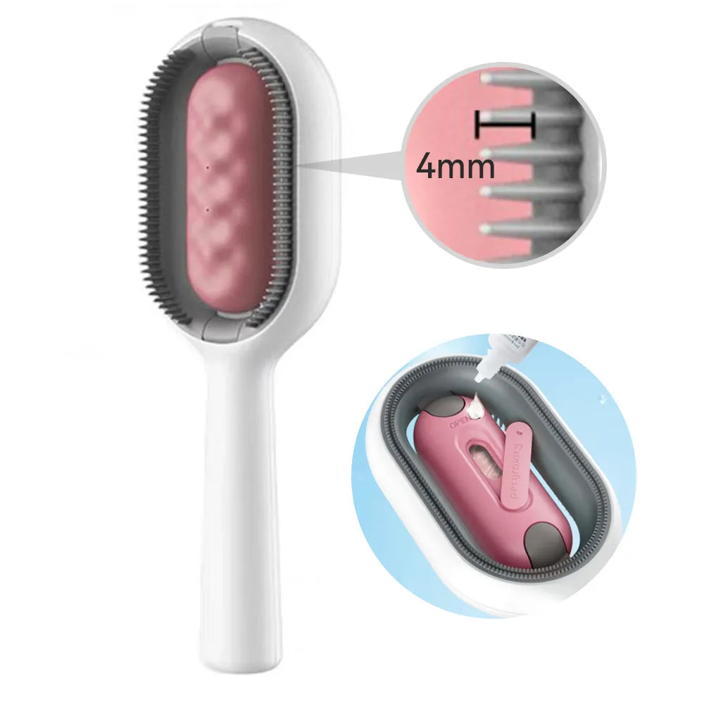 CuddleGroom ProCare™ | Innovatieve Huisdierborstel met Watertank